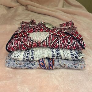 Lucky Brand beautiful bohemian bundle! Size L